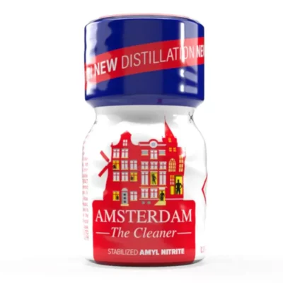 flacon de poppers amsterdam 10 ml version rouge Amyle
