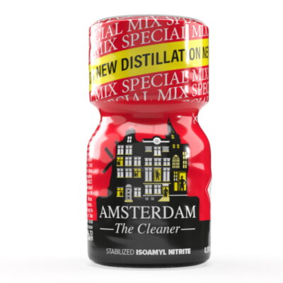 flacon de poppers amsterdam 10 ml version rouge Amyle