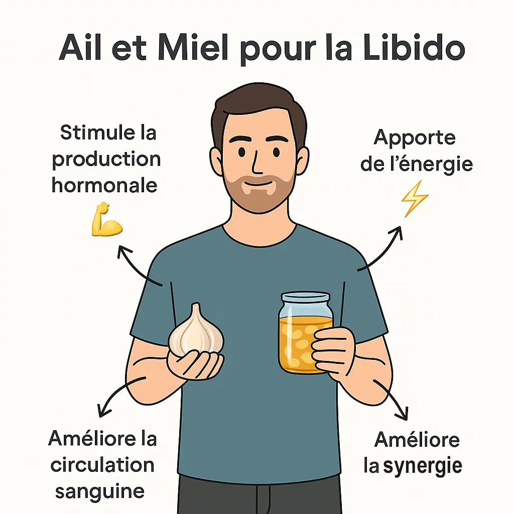 l'ail et le miel permettent de durer plus longtemps au lit