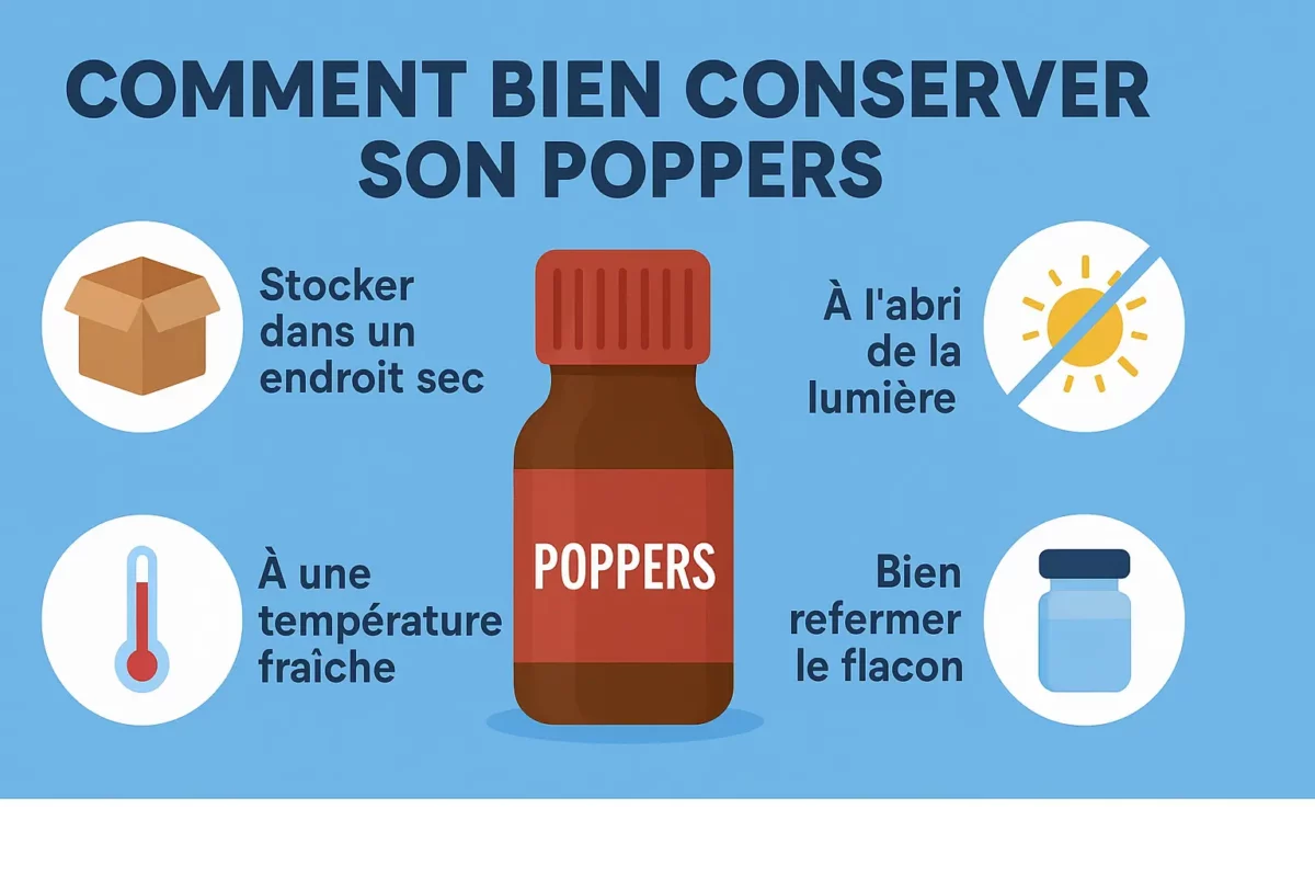 bien conserver son poppers