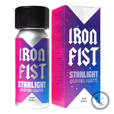 Poppers Iron Fist Starlight Amyl avec Flacon Aluminium 24 ml