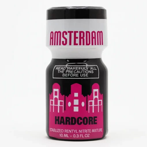Poppers Amsterdam Hardcore Pentyle 10 ml (avec Bille)