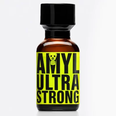 Poppers Ultra Strong Amyl vert 24 ml flacon verre nitrite puissant visuel flacon vert
