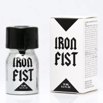 Poppers Iron Fist 10 ml flacon aluminium amyl compact incassable anti-UV