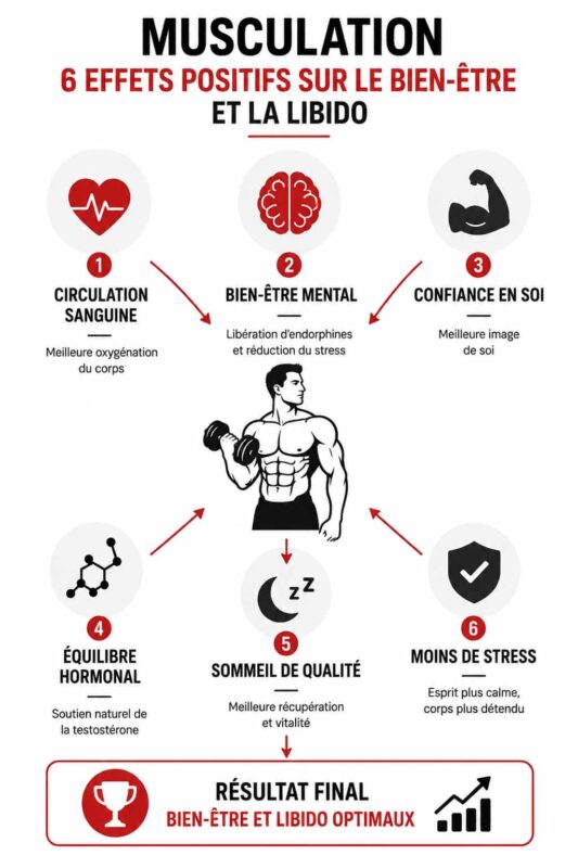 effet de la musculation sur la libido de l'homme