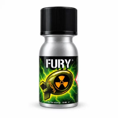 Poppers Fury Propyl Vert 10 ml flacon aluminium vert formule propyl Big One Aromas
